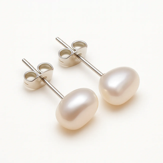 La Morongo Co. Natural freshwater half-pearl