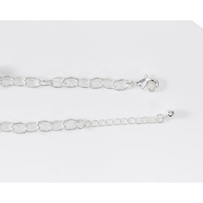 La Morongo Co. 0213 Korean Elegance Pearl & Lock Charm Bracelet – 316L Stainless Steel