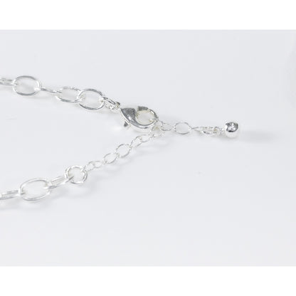 La Morongo Co. 0213 Korean Elegance Pearl & Lock Charm Bracelet – 316L Stainless Steel